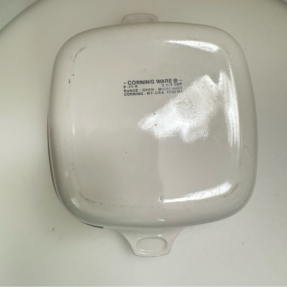 Corning Ware 2 3/4 Cup Spice of Life Mini Casserole Pan Dish With Plastic Lid - Picture 6 of 8